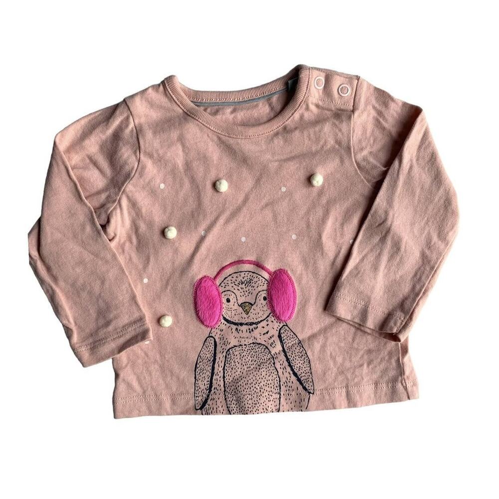 Mini Boden Baby Penguin Tee